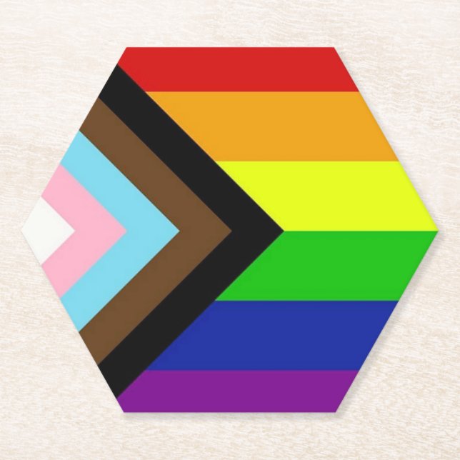Posavasos De Papel LGBTQ+ Pride (Anverso)