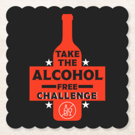 Posavasos De Papel Libre De Alcohol Y Sobrio