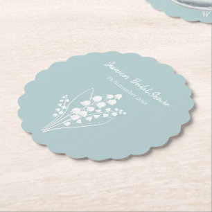 Posavasos De Papel Lily Of The Valley Bouquet Bridal Shower