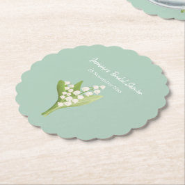 Posavasos De Papel Lily Of The Valley Bouquet Bridal Shower