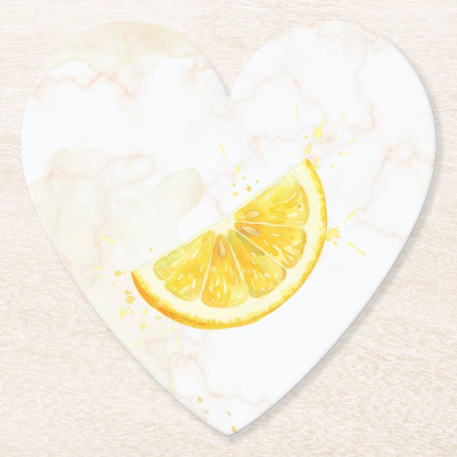 Posavasos De Papel Limón (Anverso)