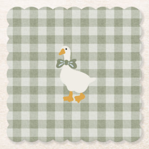 Posavasos De Papel Lino de baño para bebé con cuadros de búfalo en gi