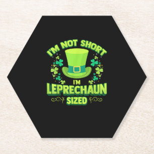 Posavasos De Papel Liprechaun Gag Gigante Breve Mujer Shamrock T-S