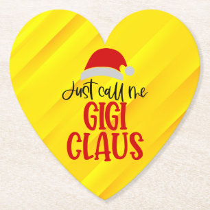 Posavasos De Papel Llámame Gigi Claus-56374