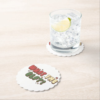 Posavasos De Papel Lo que los Navidades retro del ELF