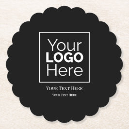 Posavasos De Papel Logotipo comercial de personalizado Profesional