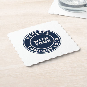 Posavasos De Papel Logotipo de su empresa Empleados corporativos Even