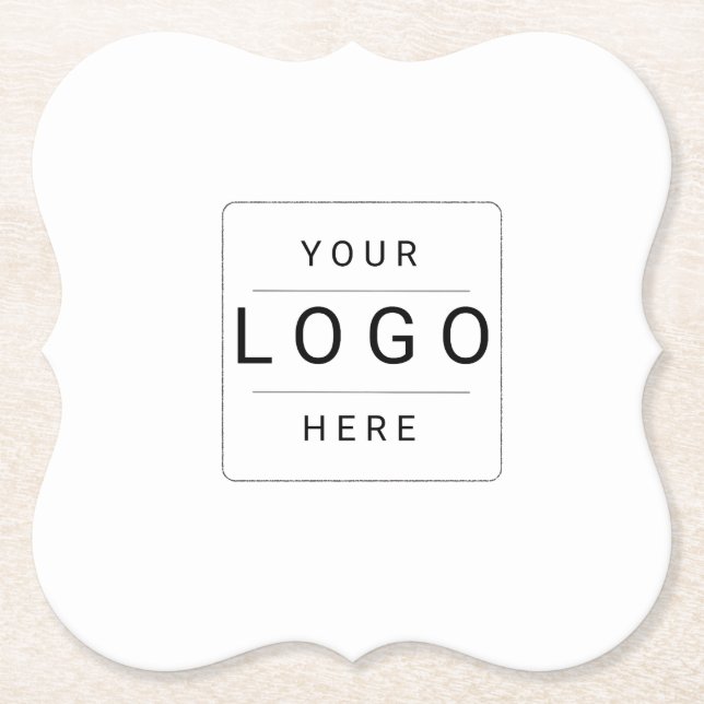 Posavasos De Papel Logotipo personalizado (Anverso)