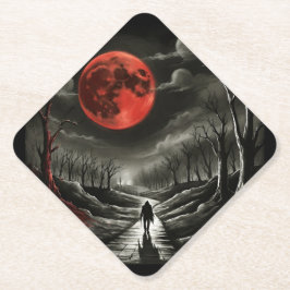 Posavasos De Papel Luna de sangre