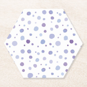 Posavasos De Papel lunares pintados a mano