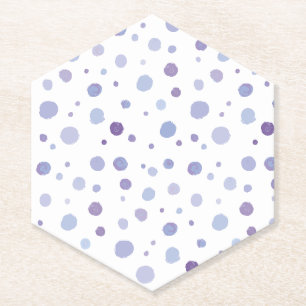 Posavasos De Papel lunares pintados a mano