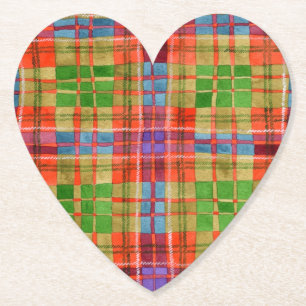 Posavasos De Papel MAC RAE TARTAN Cardilleras