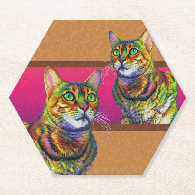 POSAVASOS DE PAPEL MACCHI SQUARED (Anverso)