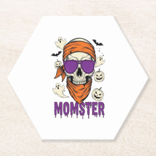 Posavasos De Papel Madre divertida Halloween