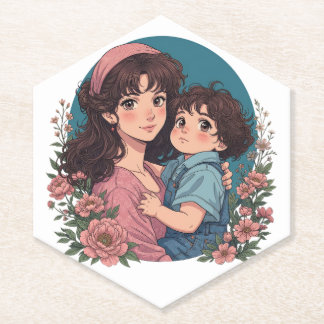 Posavasos De Papel madre&hijo