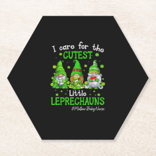 Posavasos De Papel Madre madre de gnomes enfermera santa leprecha del