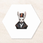 Posavasos De Papel Magician Asustado Al Ser Sacado De Un Conejo De So<br><div class="desc">Magician Asustado Al Ser Sacado De Un Conejo De Sombrero Superior</div>