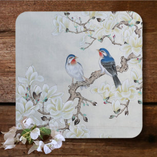 Posavasos De Papel Magnolia blanca