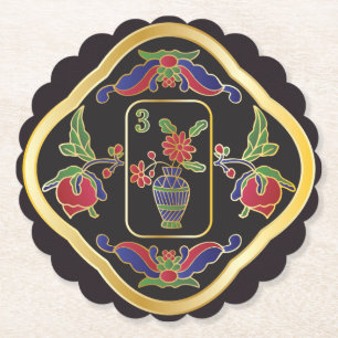 Posavasos De Papel Mah Jongg Jewelry Coasters