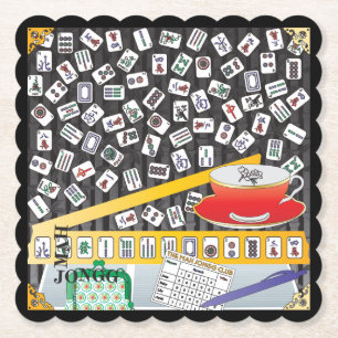 Posavasos De Papel Mah Jongg Limerick Mahj Coaster