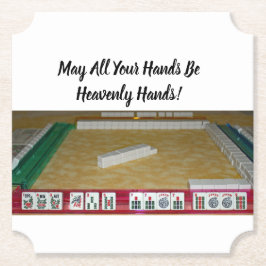 Posavasos De Papel Mahjong Heavenly Hands Coaster