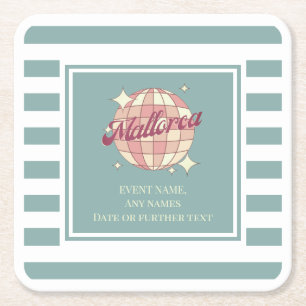 Posavasos de papel Mallorca España fiesta evento
