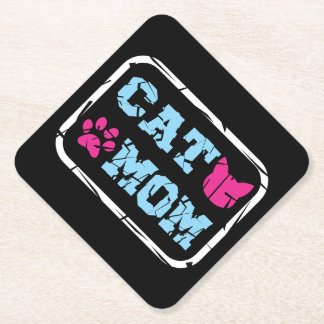 Posavasos De Papel Mamá de gato