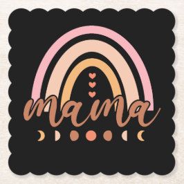 Posavasos De Papel Mama Rainbow