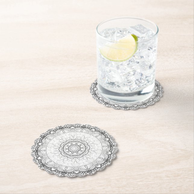 Posavasos De Papel Mandala (In situ)