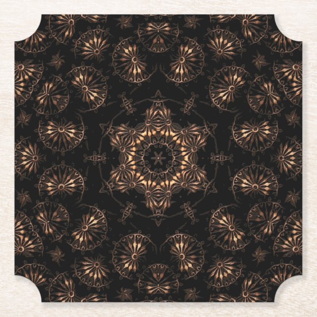 Posavasos De Papel Mandala de la Edad de Bronce (Anverso)