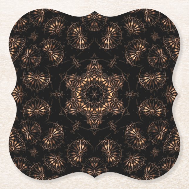 Posavasos De Papel Mandala de la Edad de Bronce (Anverso)