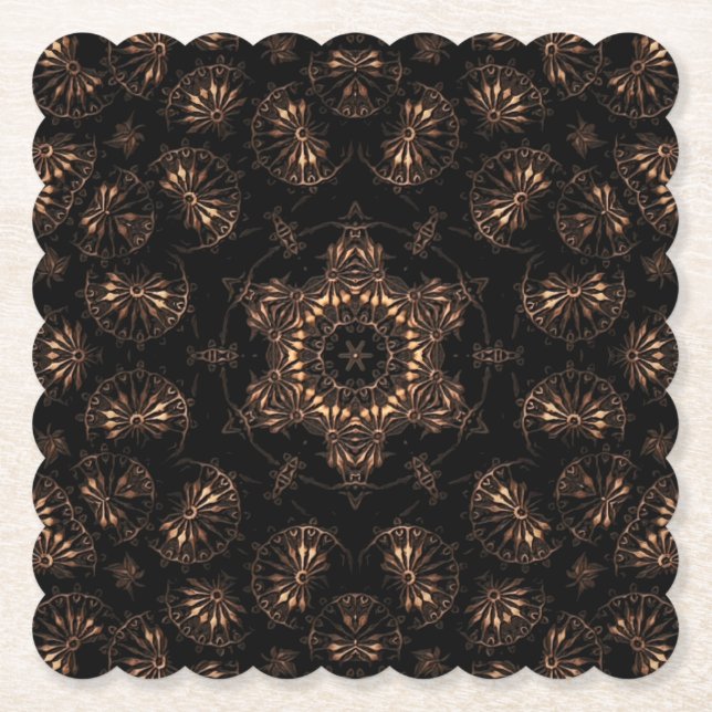 Posavasos De Papel Mandala de la Edad de Bronce (Anverso)