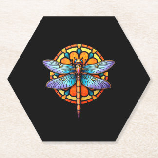Posavasos De Papel Mandala Dragonfly Luminous Sacred Geometry Spiritu