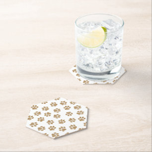 Posavasos De Papel Manos de perro, garras de perro, patas de oro Nara