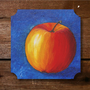 Posavasos De Papel Manzana roja - Pintura de vida fija