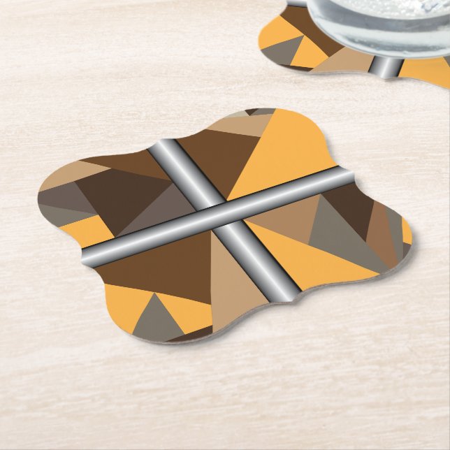 Posavasos De Papel Máquinas de papel barrido (En perspectiva)