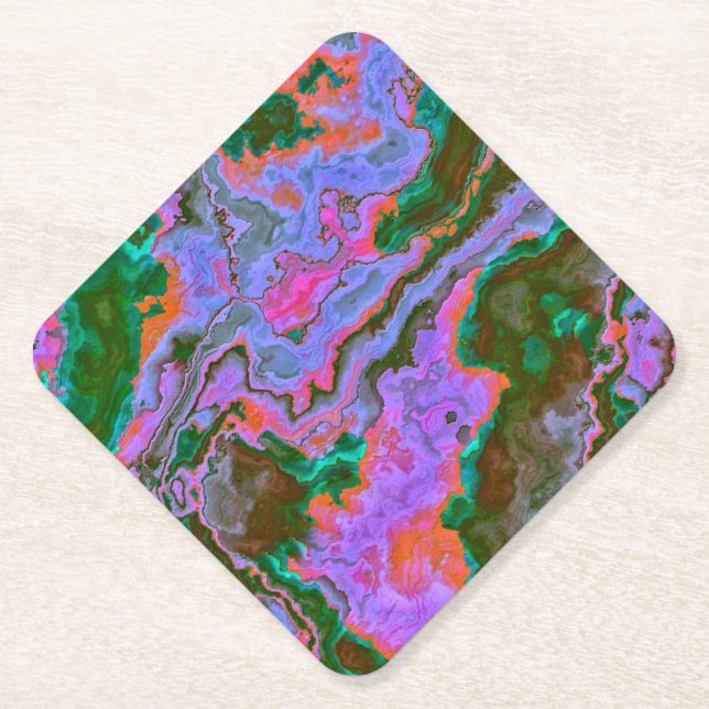 Posavasos De Papel Marble agrio (Anverso)