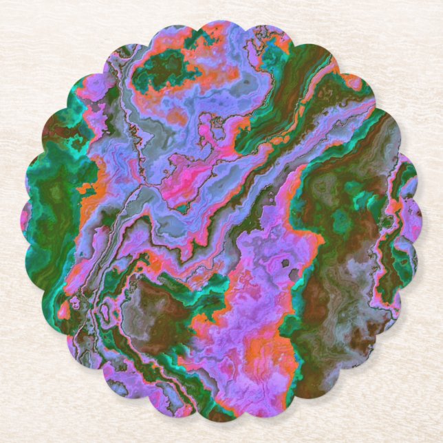 Posavasos De Papel Marble agrio (Anverso)