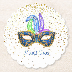 Posavasos De Papel Mardi Gras