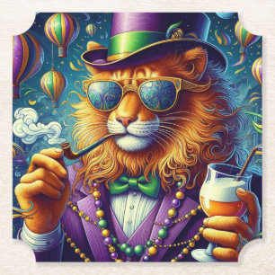 Posavasos De Papel Mardi Gras de León/Luisiana