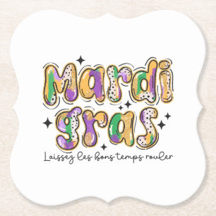 Posavasos De Papel Mardi Gras Laissez Les Bons Temps Rouler
