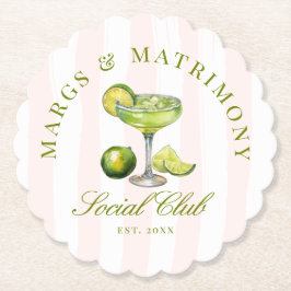Posavasos De Papel Margs & Matrimony Social Club