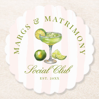 Posavasos De Papel Margs & Matrimony Social Club