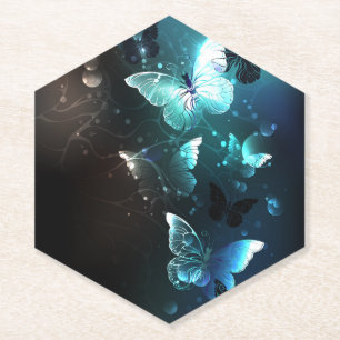Posavasos De Papel Mariposas nocturnas