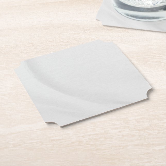 Posavasos De Papel Mármol Blanco (En perspectiva)