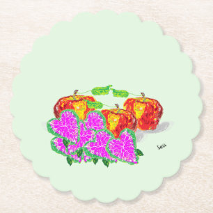 Posavasos De Papel Máscaras de papel: Vida fija