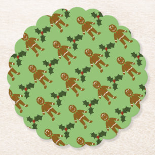 Posavasos De Papel Máster de Navidades de pan de jengibre