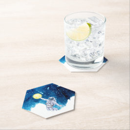 Posavasos De Papel Máster de papel de exploración galáctica