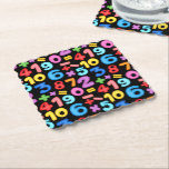 POSAVASOS DE PAPEL MATHEMATICS AND NUMERICAL OPERATIONS<br><div class="desc">If you're a fan of adding,  multiplying,  and dividing,  you'll love this design incorporating numbers in various colors. This design is perfect for showcasing your love for math or giving to a fellow math enthusiast.</div>