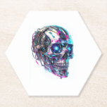 Posavasos De Papel Matriz mecánica del cráneo<br><div class="desc">Matriz mecánica del cráneo</div>